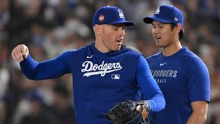 大谷翔平「マエケンさんこれにサインください」ジャケットの下にまさか！画伯Ｔシャツ着用　デコピンも登場でファン大爆笑「妙に似合ってます！」