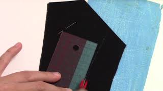 【洋裁教室】おうちで洋裁４００　テーラードジャケット　伸び止めテープ貼り・印つけ