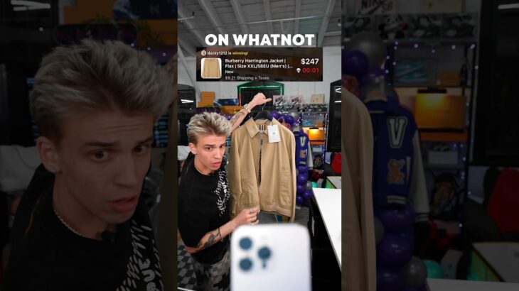 $1 Auction on BURBERRY Jacket🤯