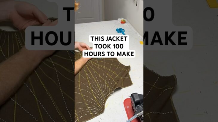 100 hours sashiko stitch jacket #fashion