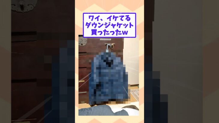 【2ch面白いスレ】ワイ、イケてるダウンジャケット買ったったｗ