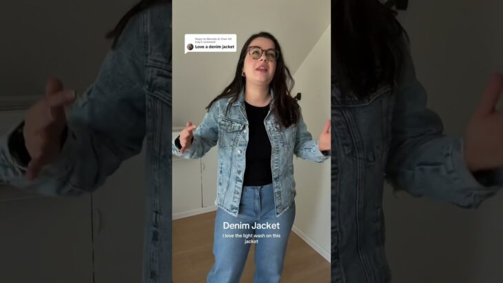 A/ Over 40 Insp I love a denim jacket too! #denimjacket #jeansjacket #over30style