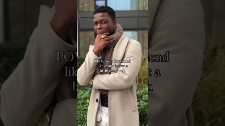 A short story…no jacket is safe from Solomon 🤣 Also, I’m pretty sure it’s meant to be the other