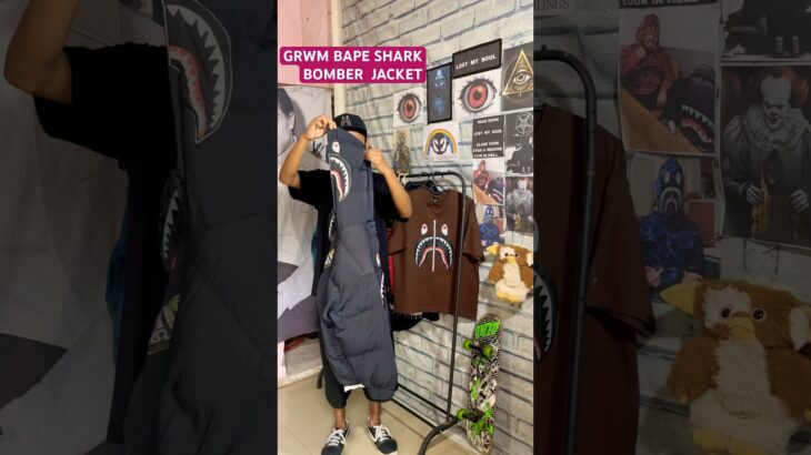 BEST QUALITY BAPE SHARK BOMBER JACKET #ytshorts  #fashion #grwmoutfit #outfit #outfitideas