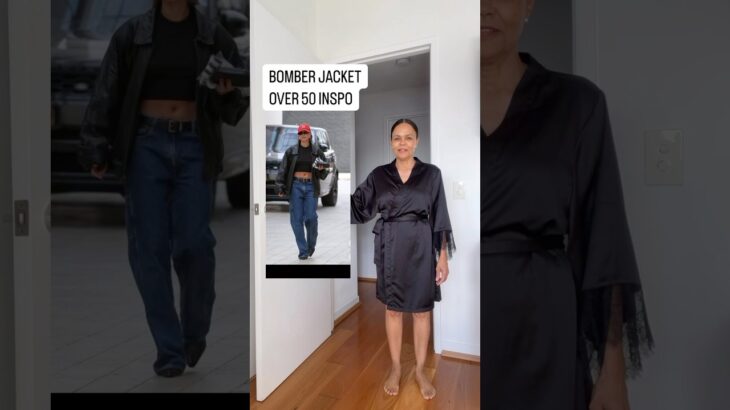 Bomber Jacket #over50 #styleafter50 #bomberjacket #petitewoman #classy #outfitideas #autumnlook