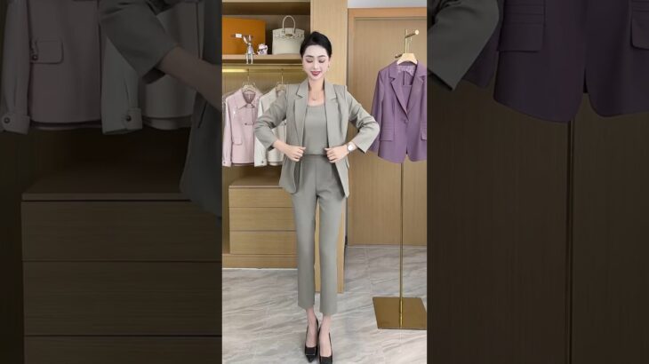 #Casual wear is simple and elegant #Fashionable temperament and age-reducing jacket#Beautifu