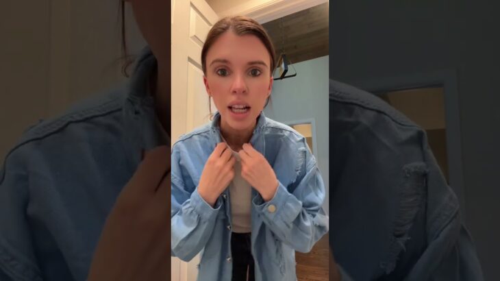 Chic distressed jacket for fall #fok