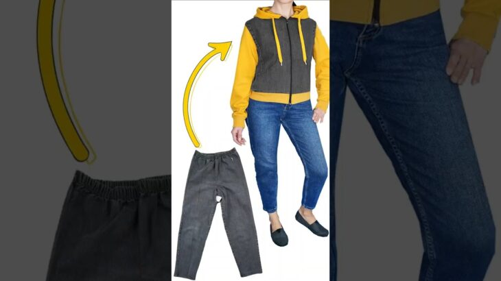 DIY trendy Jacket from old jeans Miarti 🧵✂️