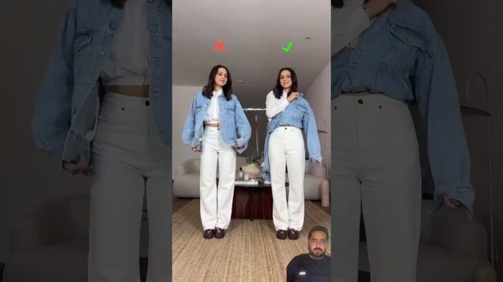 Denim jacket hack #outfitideas #stylemistakes #ootd #fashioninspo #outfit #stylehacks #ootdguide