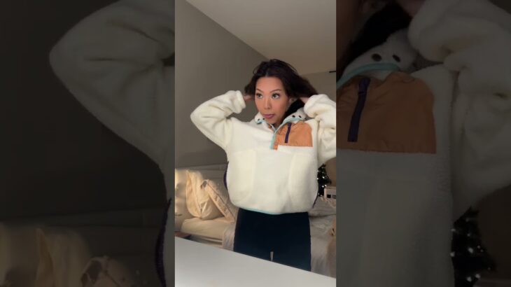 Effortless fit fleece jacket for fall & winter #fok #fallfashion