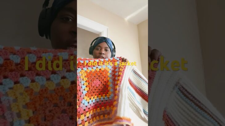 Finally finished my crochet jacket just in time for spring! #crochetideas