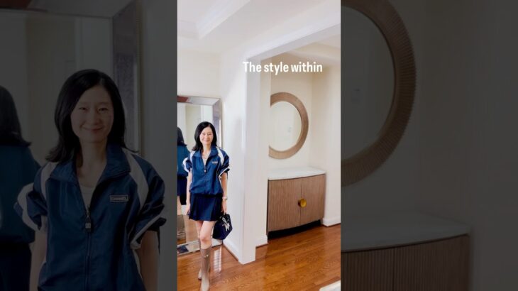 Five Spring Looks ONE windbreaker jacket 🧥 #shorts 💙