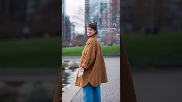 I was obsessed with Tanit’s awesome oversized jacket, had to take a photo 💕📸