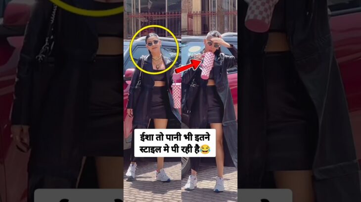 Isha Malviya spotted in very stylish mini black dress with jacket in city