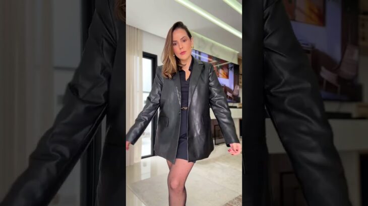 Leather Jacket POV 🧥🐊🥵 #style #grwm #leather #love #ootd #fashion #latex #ooty #pov #shiny #reels