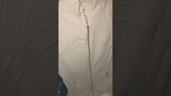 Lululemon Pink jacket with Rose Gold detail @lululemon
