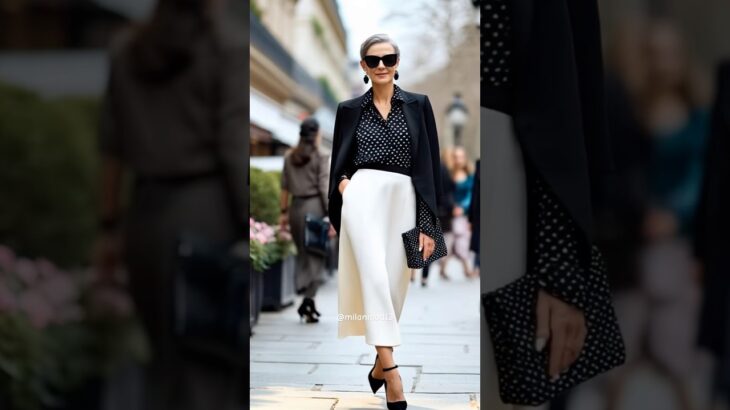 Milan Street Fashion🌸 #streetstyle #italianfashion #style #fashion