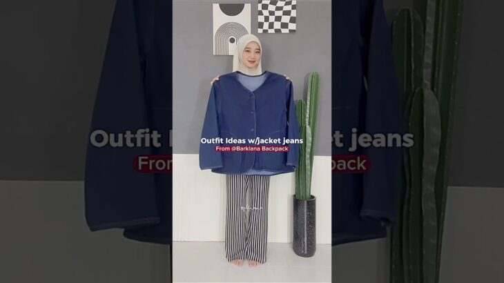 Outfit ideas w / jacket jeans (jeans🔗380) – @Zlfnanaa #ootdhijab