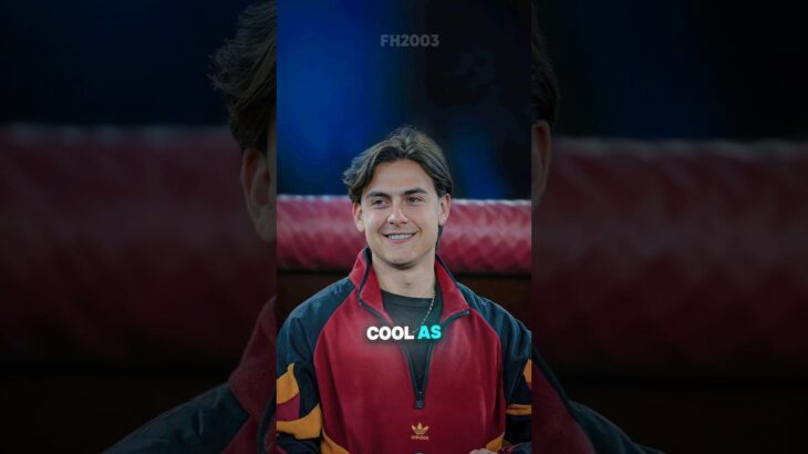 Paulo Dybala Rocking the Coolest AS Roma Jacket! 🔥⚡ #footballshorts #paulodybala