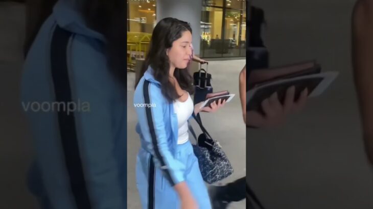 Sara Tendulkar’s sporty and trendy crop jacket and trackpant price decoding #saratendulkar