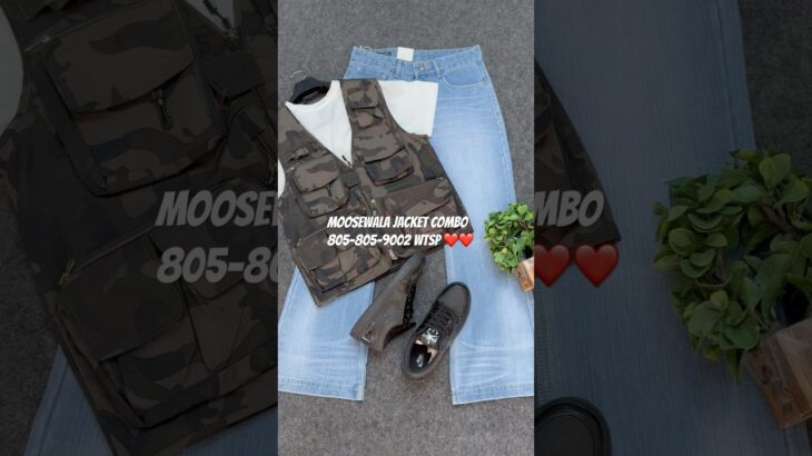 Sidhu Moosewala Jacket Combo at Store✅✅❤️