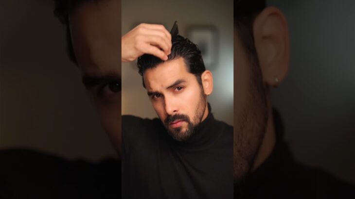 Subtle Elegance: Black Turtleneck, White Pleated Trousers & Black Suit Jacket #mensfashion #grwn