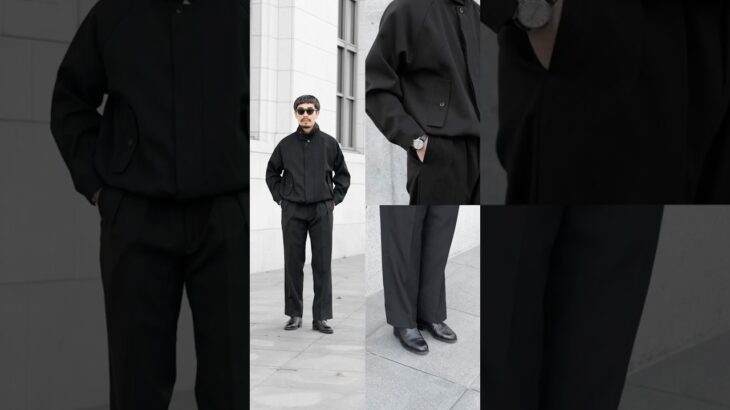 TENON #allblack #fashion #menswear