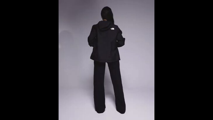 THE NORTH FACE Antora Waterproof Logo Jacket Shiny Black Women | Asos