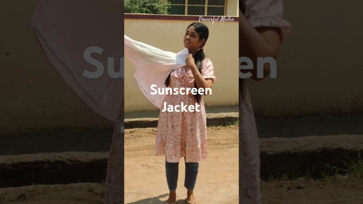 🌞 Trying Sunscreen Jacket 🧥 #tamilvlog #tamilshorts #sunscreenjacket #jacket #summerfinds #vlog