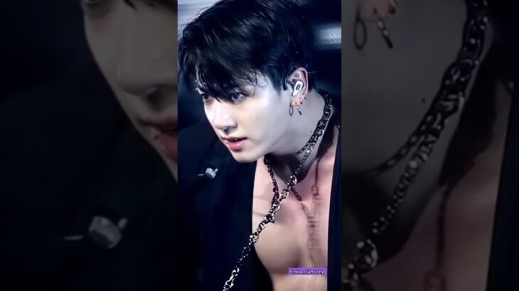 Watch KOOKIE Blue shorts with  leather jacket in Live🤣💜 Couldn’t escape ARMY’S eagle eye🤣 #jk #bts