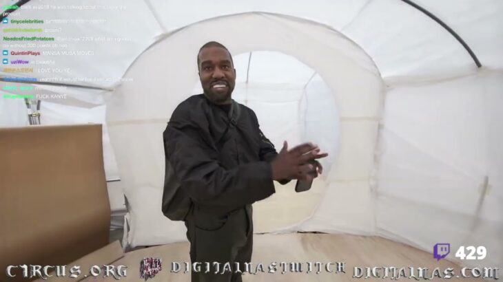 YE X DIGITAL NAS IRL AT YEEZY JAPAN (FULL STREAM)