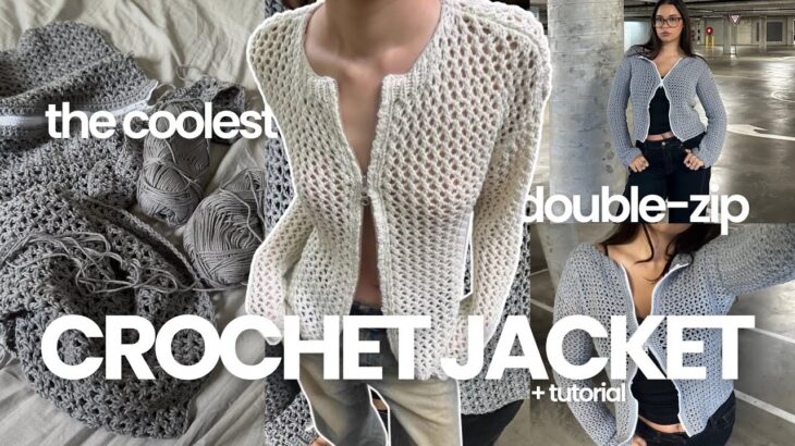 can i figure out how to recreate this viral crochet jacket? // creative process + tutorial
