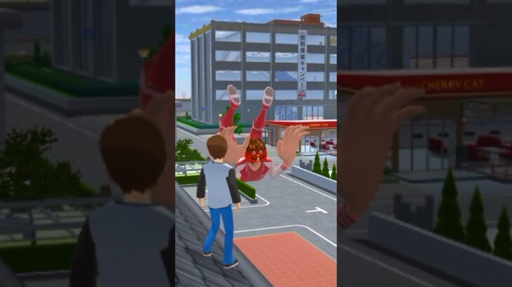 ユウタは赤いジャケットのモンスターを見る😱😱#ぴこみんず #サクラスクールシミュレーター #アプリ#マイクラ #サイコパス #小学校