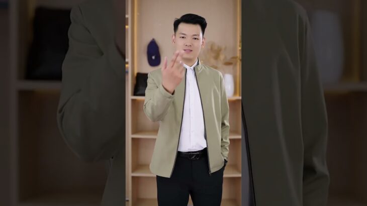 男の色気漂うスタンドカラージャケット！