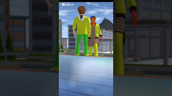 ユウタは赤いジャケットのモンスターを見る😱😱#ぴこみんず #サクラスクールシミュレーター #アプリ#マイクラ #サイコパス #小学校