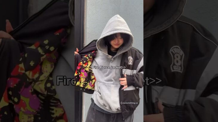 what do you think of this Fire Force anime jacket? #animeclothing #anime #animefashion