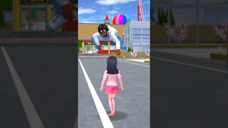 ホワイトジャケットモンスター03😱😱#サクラスクールシミュレーター #アプリ#マイクラ #サイコパス #小学校