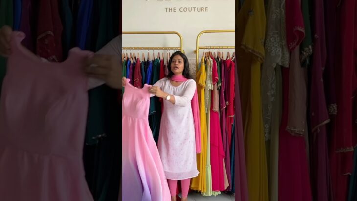 3 in one pastel gown with jacket #designerwear #trendingreels #anarkali