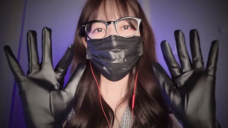 [ASMR] 睡眠用レザーサウンド / ハンドムーブメント, 革手袋, 革ジャケット / Leather gloves, hand movement, Leather Jacket