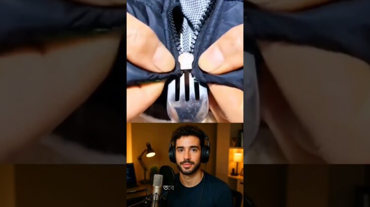 Amazing technique for attaching a chain to a jacket #technique #shortstory #Amazing