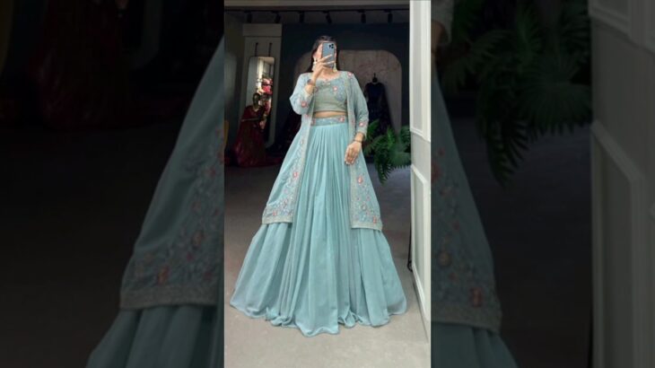 Beautiful jacket lehenga#wedding #lehenga #jacket #beautiful #fancy #trending #indowestern #dress
