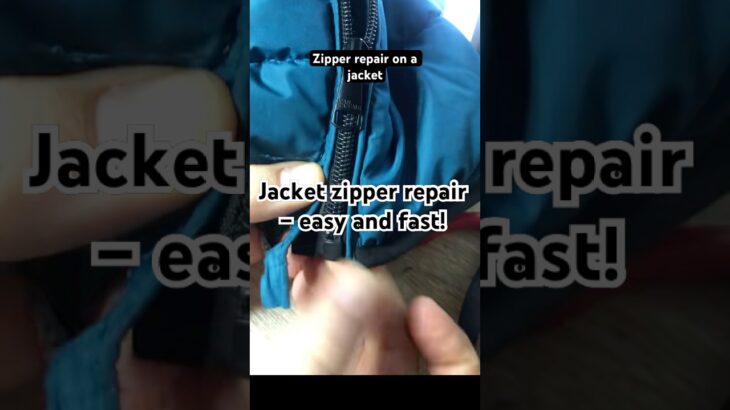 Broken zipper? Here’s how to fix it on your jacket #sewing #sewingtutorial #sewinghacks #jacket