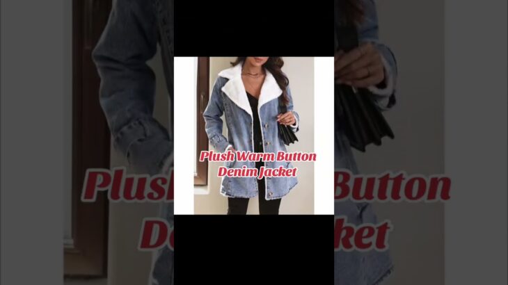 Cozy Denim Jacket with Pockets #denim