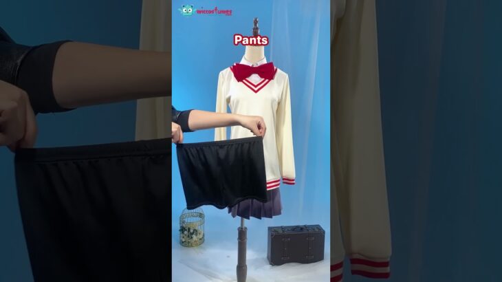 DDD Aira Shiratori Cosplay Costume School Uniform Jacket Skirt with Sweater Set with Bowtie