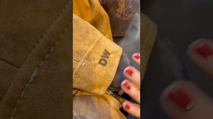 David Weintraub getting a custom suede jacket at #KemoSabe #Aspen