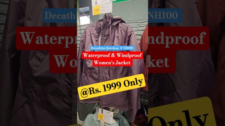 Decathlon Quechua NH100 Women’s Jacket || -5° Waterproof, Snowproof & Windproof || #shorts