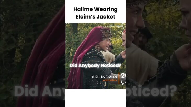 Halime wearing Elcim’s Jacket  #halime #kurulusosman #shorts