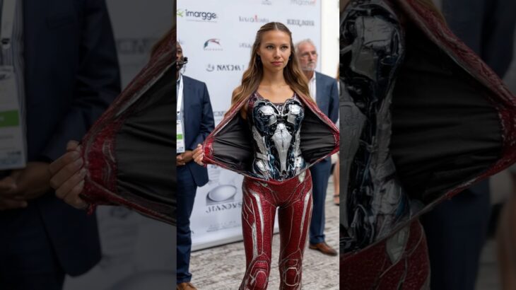 Humanoid Robot shows Jacket Move like a Boss #shorts