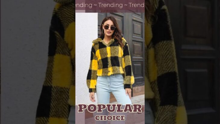 KRE Prime Women Plaid Dropped Shoulder Buttoned Jacket