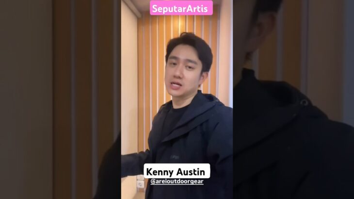Kenny Austin promosikan jacket #kennyaustin #artisviral #amandamanopo